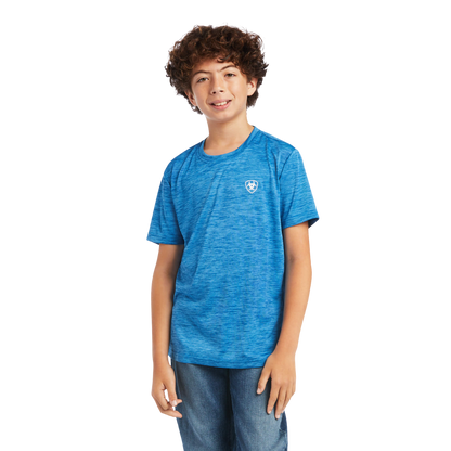 Ariat Youth Boy's Charger Patriotic Blue Shirts