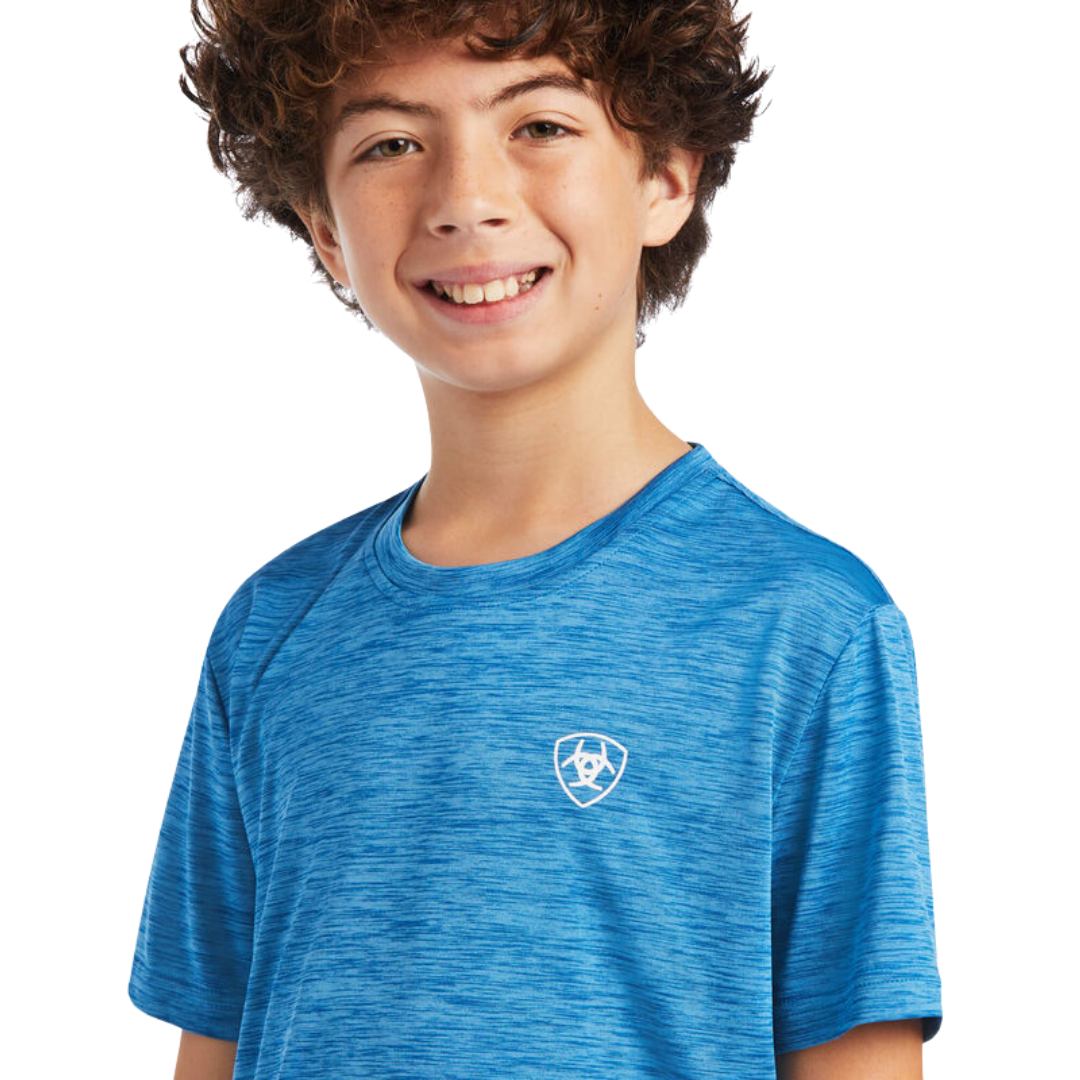 Ariat Youth Boy's Charger Patriotic Blue Shirts