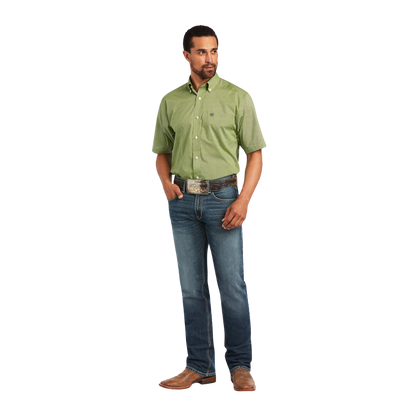 Ariat Men's Branson Stretch Green Shirt