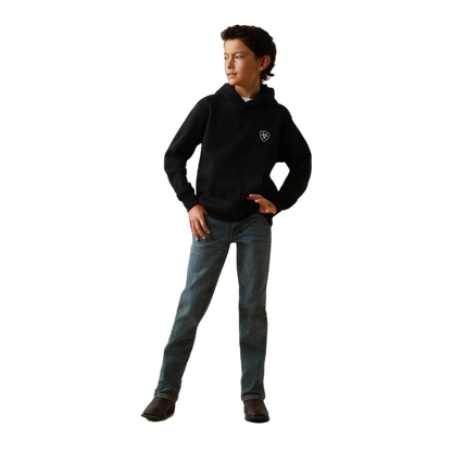 Ariat Youth Boy's Americana Black Hoodie