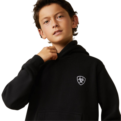 Ariat Youth Boy's Americana Black Hoodie