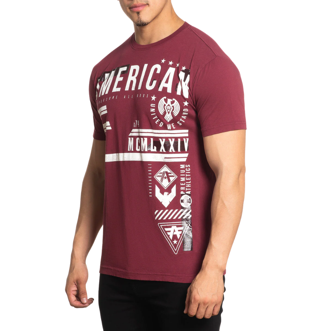 American Fighte Men's Colwell Red Shirts