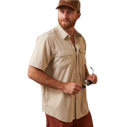 Ariat Men's VentTEK Outbound Oxford Tan Shirt