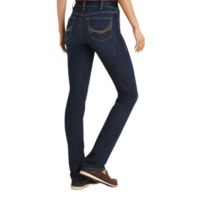 Ariat Women's Greta Perfect Rise Straight Blue Jeans