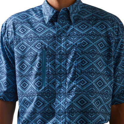 Ariat Men's VentTEK Classic Blue Shirt