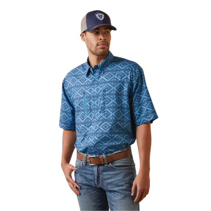 Ariat Men's VentTEK Classic Blue Shirt