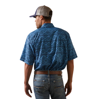Ariat Men's VentTEK Classic Blue Shirt