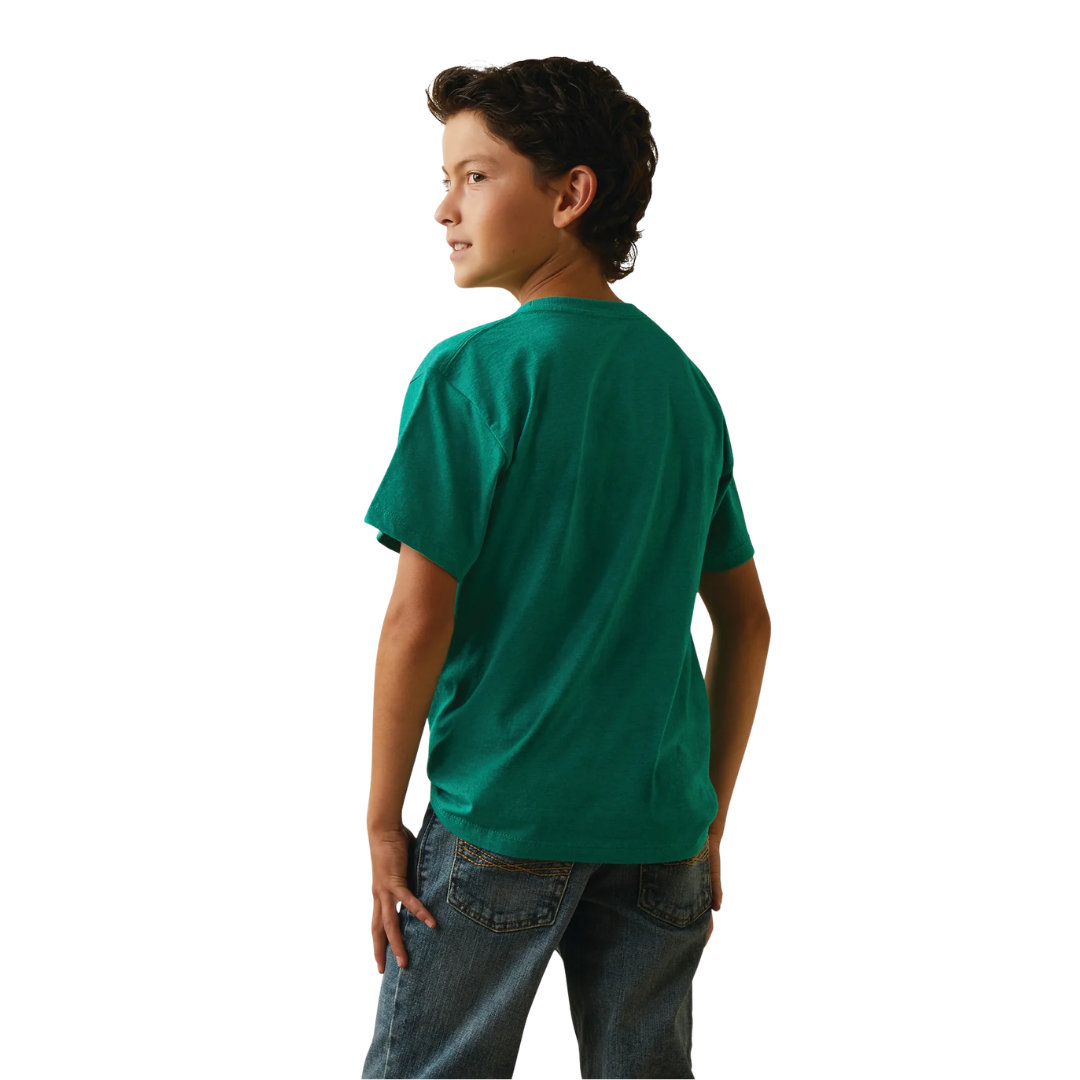 Ariat Youth Boy's Viva Mexico Green Shirt
