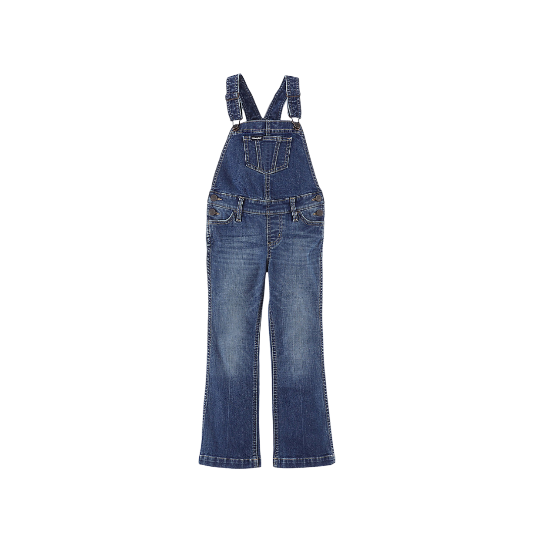 Wrangler Youth Girl's Bootcut Tegan Denim Blue Overall