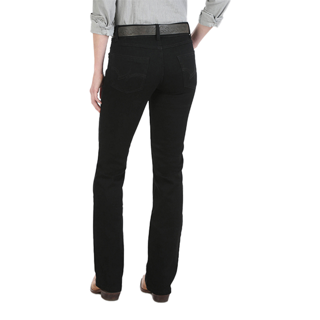Wrangler Women's Mid Rise Black Jeans