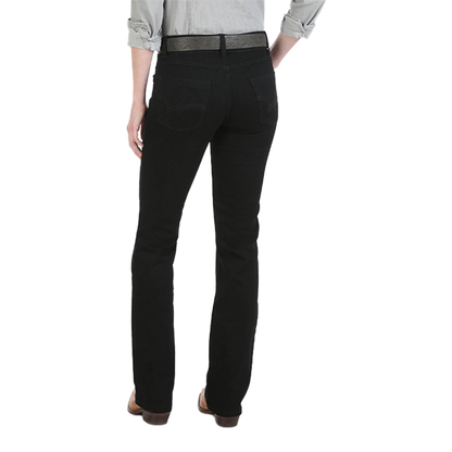Wrangler Women's Mid Rise Black Jeans