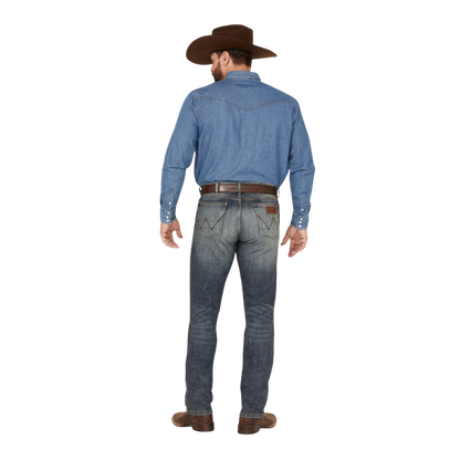 Wrangler Men's Retro Stretch Slim Dark Knight Jeans
