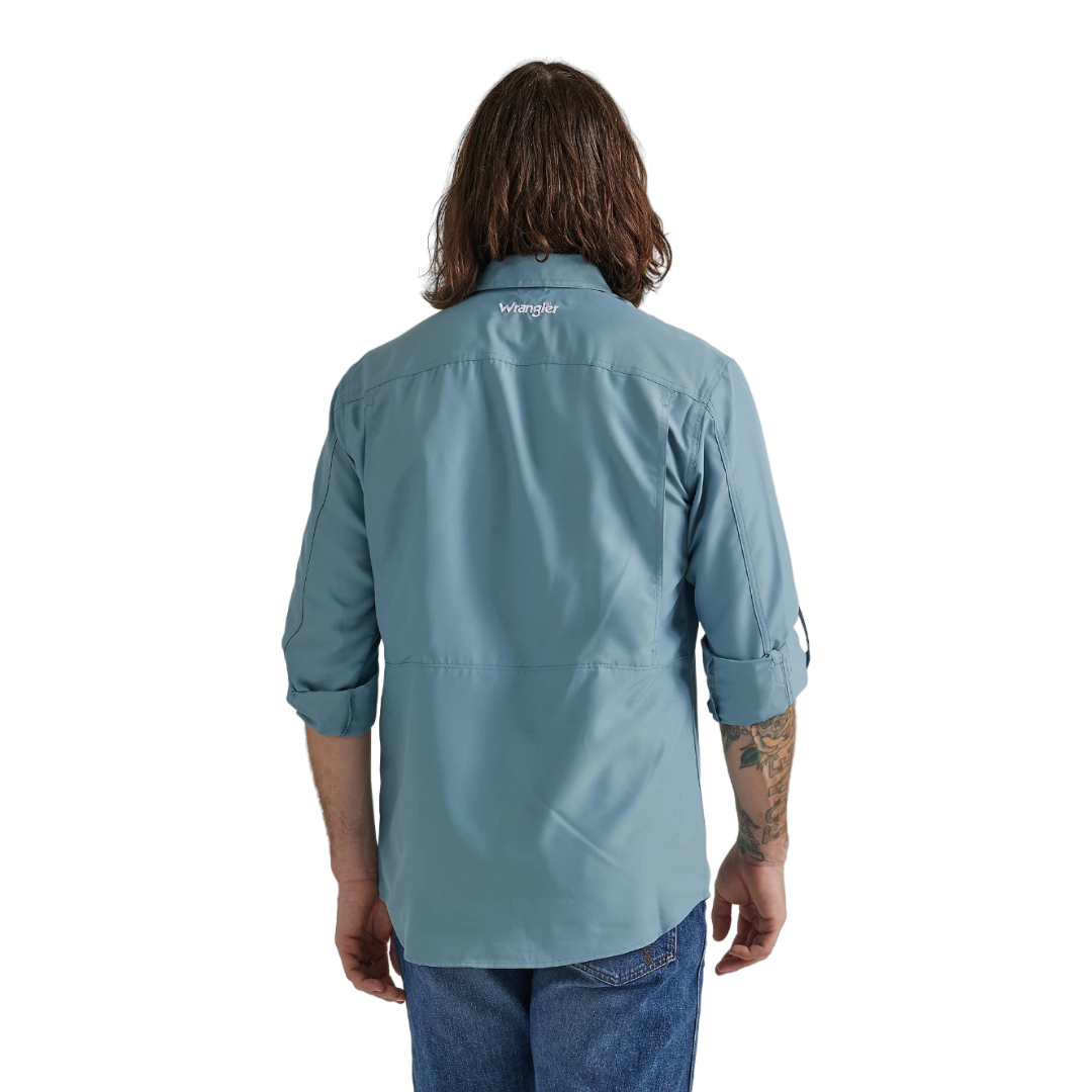 Wrangler Men's Performance Sky Blue Shirt