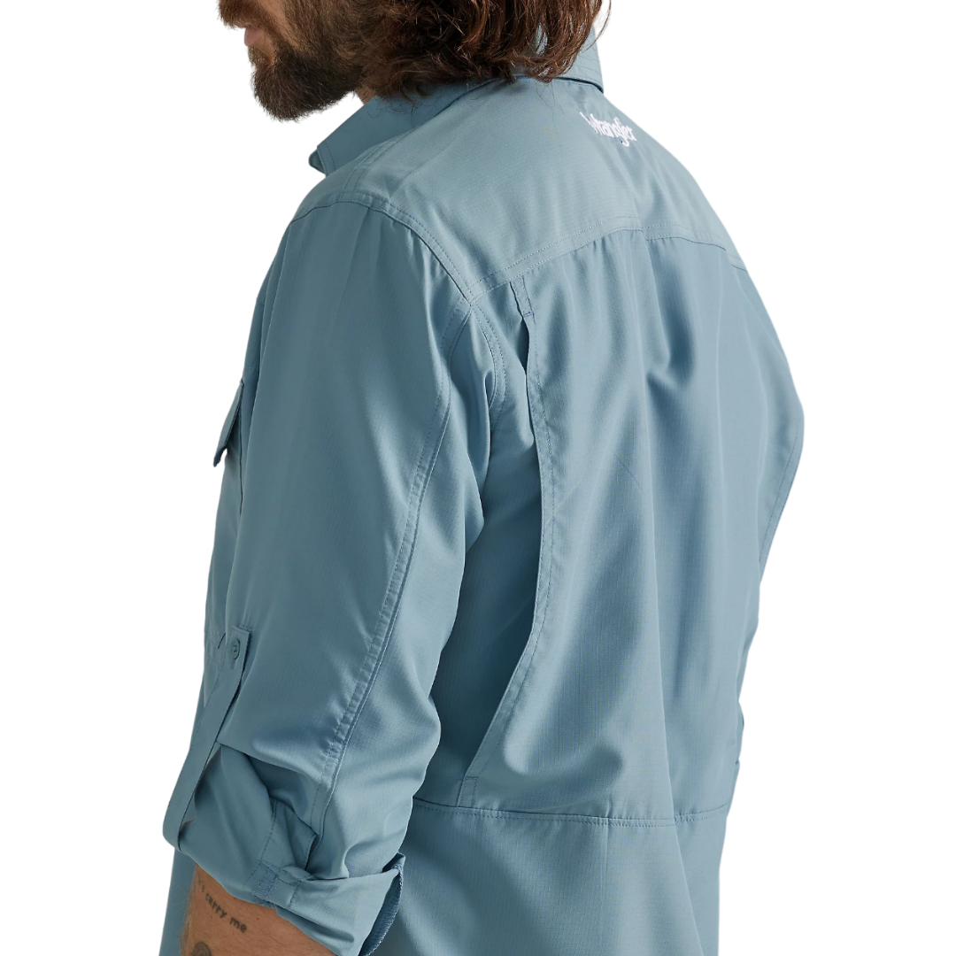 Wrangler Men's Performance Sky Blue Shirt