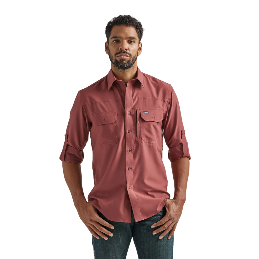 Wrangler Men's Performance Red Shirt