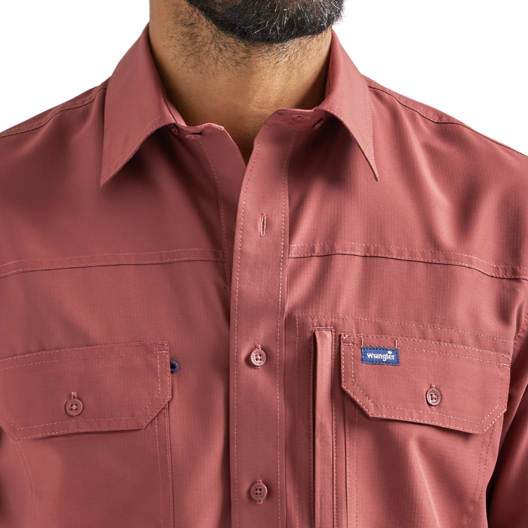 Wrangler Men's Performance Red Shirt