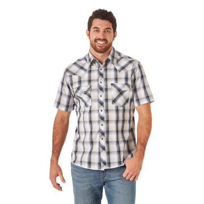 Wrangler Men's Fashion Snap Multicolor Shirt