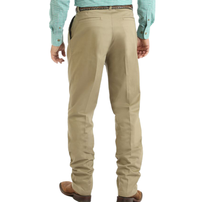 Wrangler Men's Casual Pleated Front Relaxed Fit In Black Pants