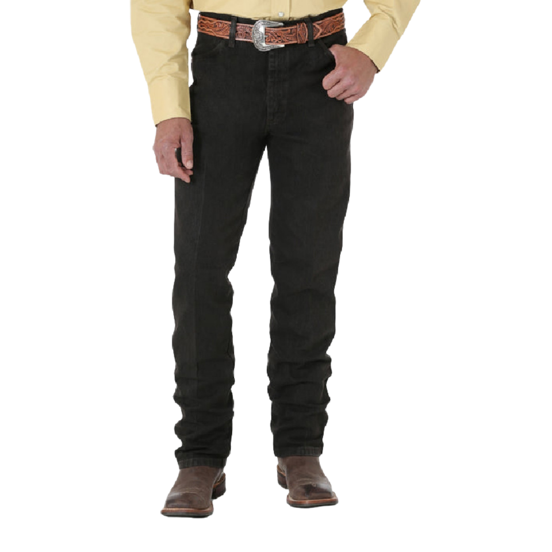 Wrangler Men's Black Chocolate Slim Cowboy Cut Jeans
