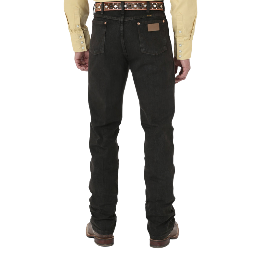 Wrangler Men's Black Chocolate Slim Cowboy Cut Jeans