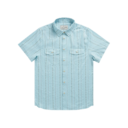 Burlebo Men's Performance Western Blue Jean Shirt