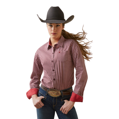 Ariat Women's Kirby Red Shirt