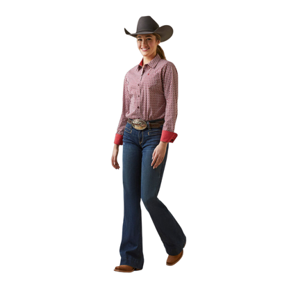 Ariat Women's Kirby Red Shirt