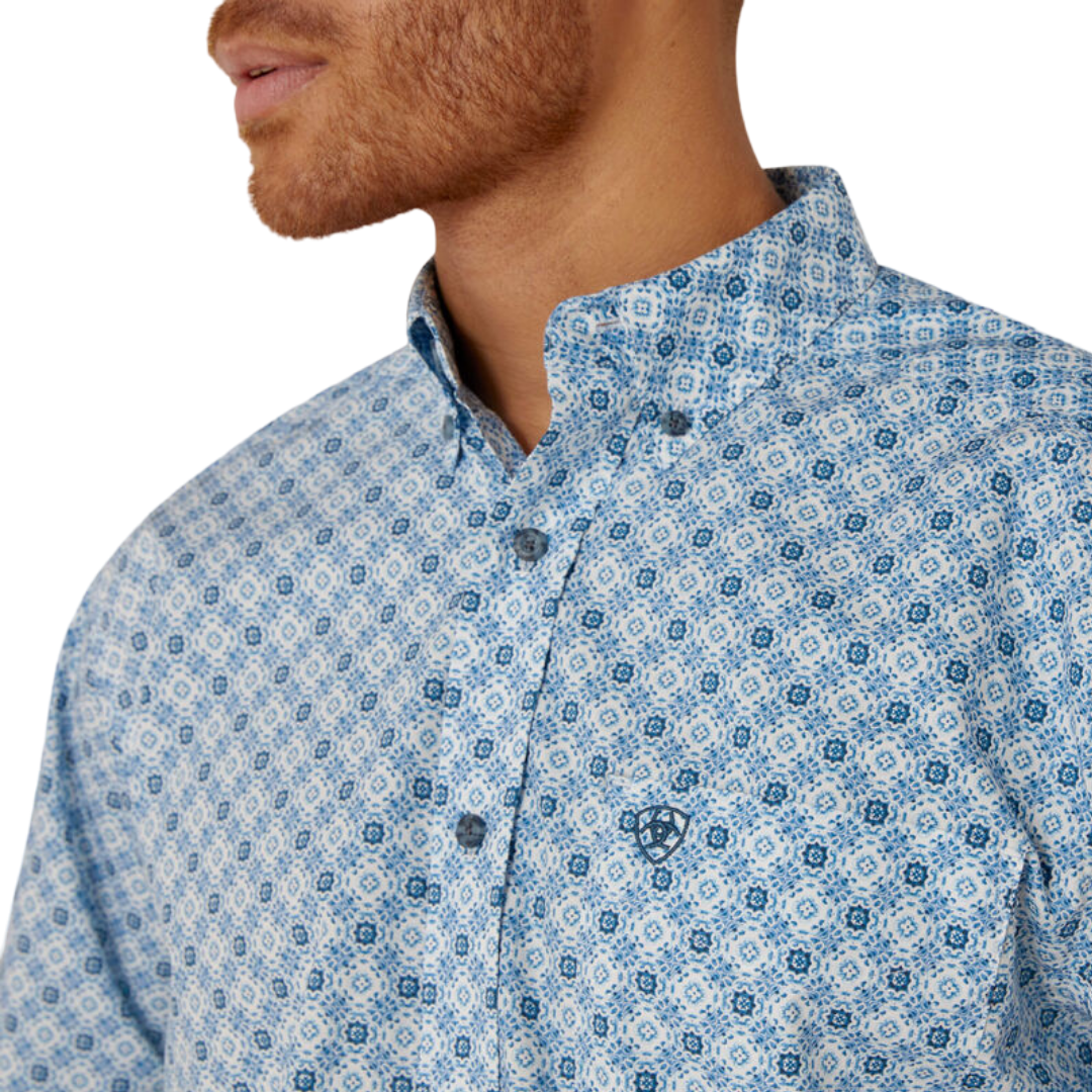 Ariat Men's Galt Classic Blue Shirt