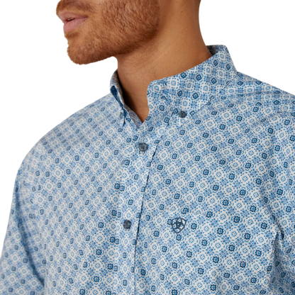 Ariat Men's Galt Classic Blue Shirt