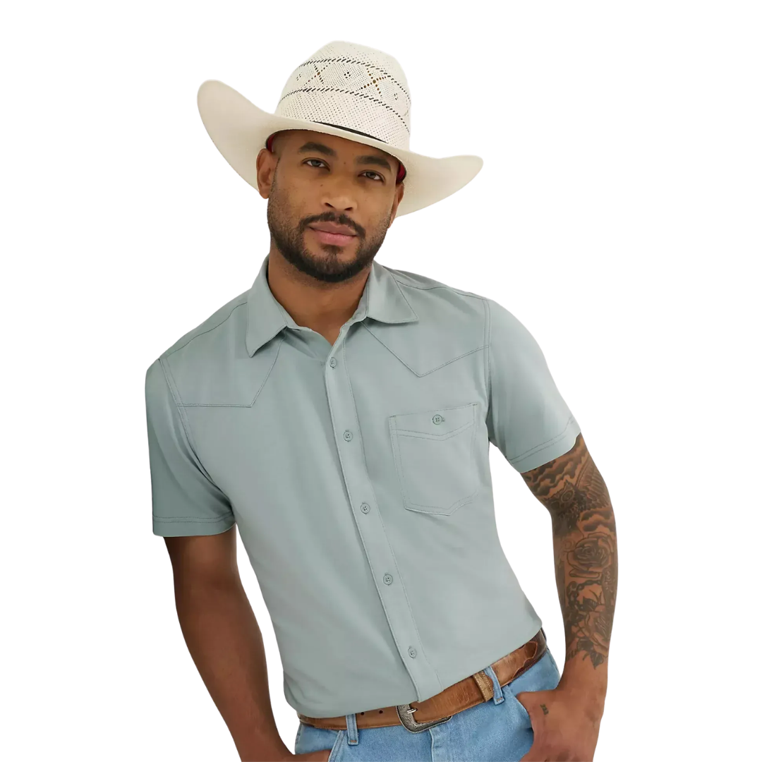 Wrangler Men's All Terrain Performance Green Shirt