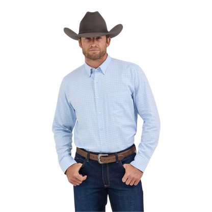 Wrangler Men's X Cody Johnson Light Blue Shirt