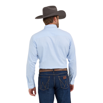 Wrangler Men's X Cody Johnson Light Blue Shirt
