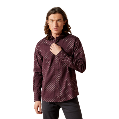 Ariat Men's Modern Maximus Cabernet Shirt