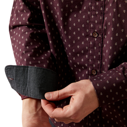 Ariat Men's Modern Maximus Cabernet Shirt