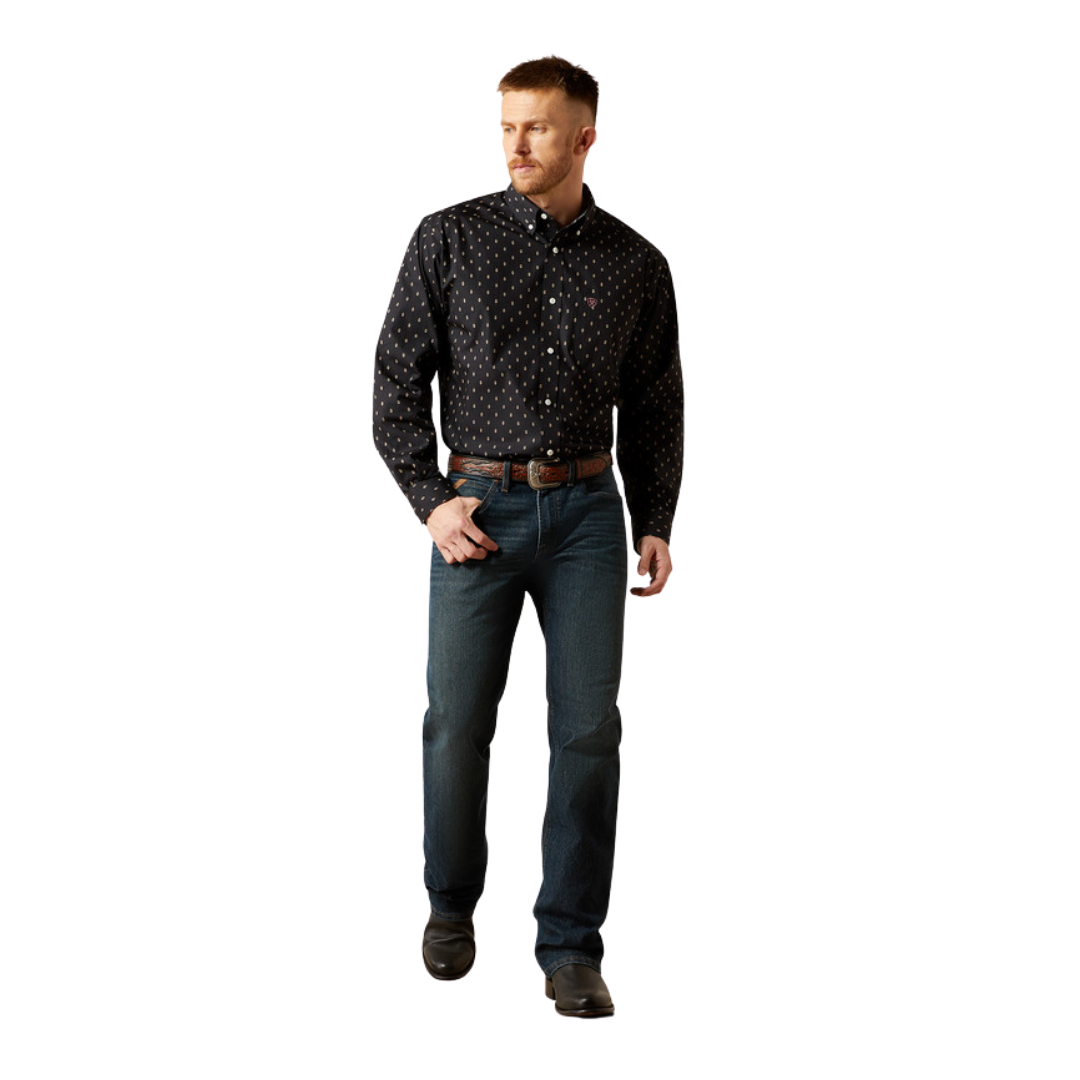 Ariat Men's WF Asher Classic Black Shirt