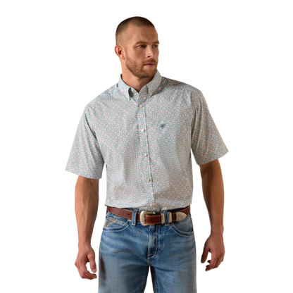 Ariat Men's Pier Classic Fit Blue Shirt