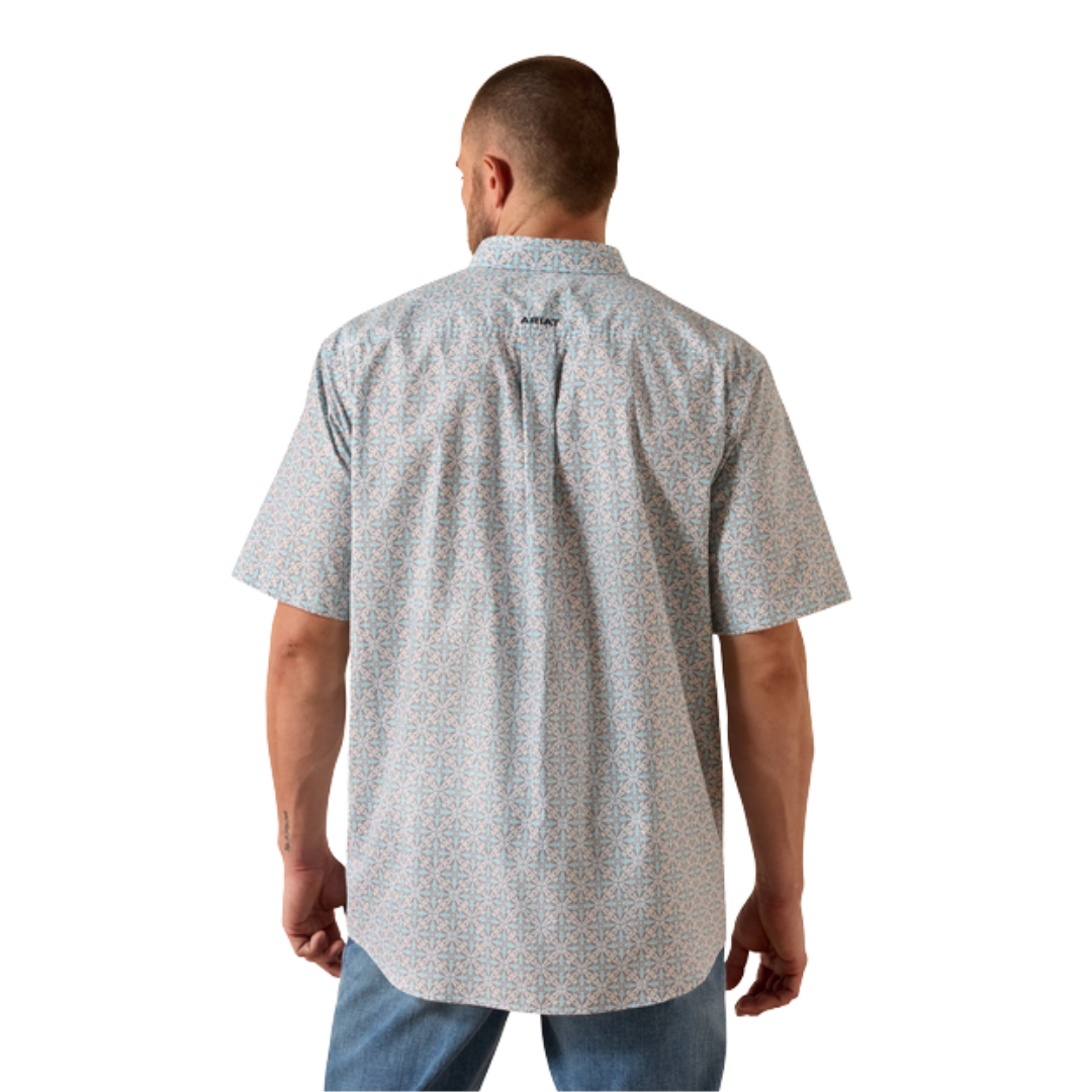 Ariat Men's Pier Classic Fit Blue Shirt