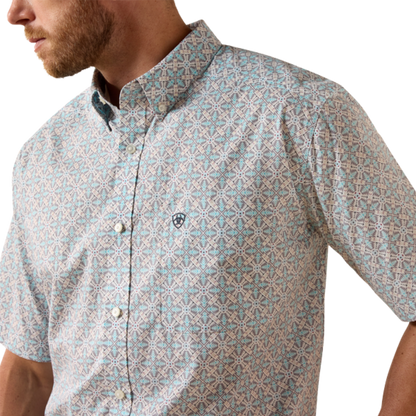 Ariat Men's Pier Classic Fit Blue Shirt