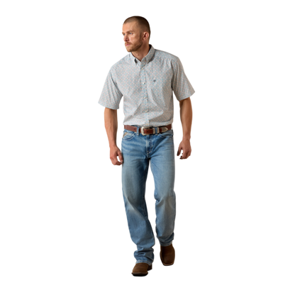 Ariat Men's Pier Classic Fit Blue Shirt