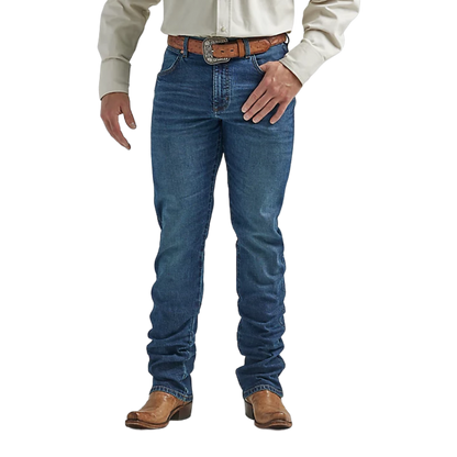 Wrangler Mens Retro Slim Fit Straight Blue Jean