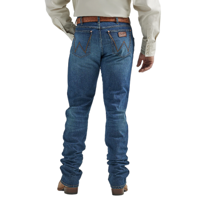 Wrangler Mens Retro Slim Fit Straight Blue Jean