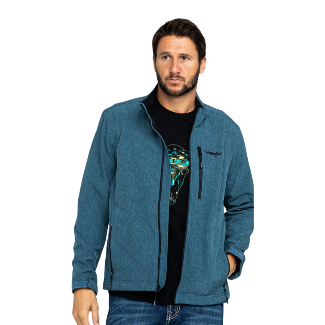 Wrangler Men's Trail Fleece Lined Turquoise Jacket