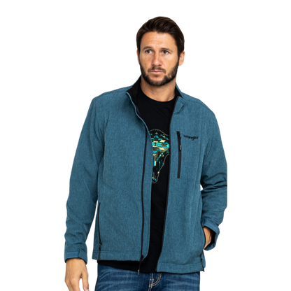 Wrangler Men's Trail Fleece Lined Turquoise Jacket