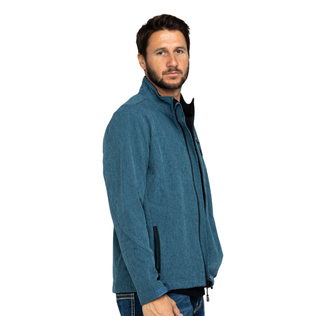 Wrangler Men's Trail Fleece Lined Turquoise Jacket