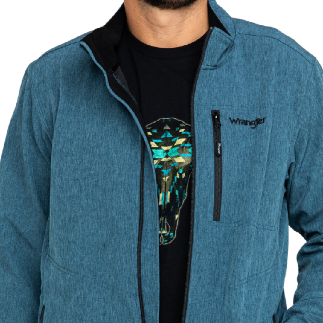 Wrangler Men's Trail Fleece Lined Turquoise Jacket
