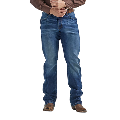Wrangler Men's Retro Relaxed Fit Bootcut in Blue Jean
