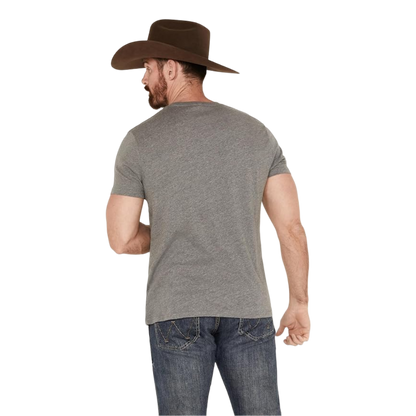 Wrangler Men's George Strait Short Sleeve Grey Shirt