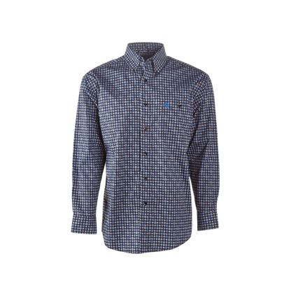 Wrangler Men's George Strait Blue Shirt