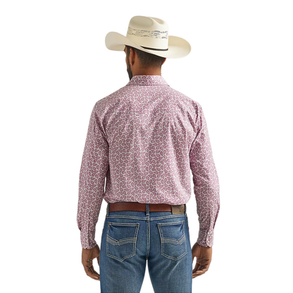 Wrangler Men's Comfort Pink Shirt