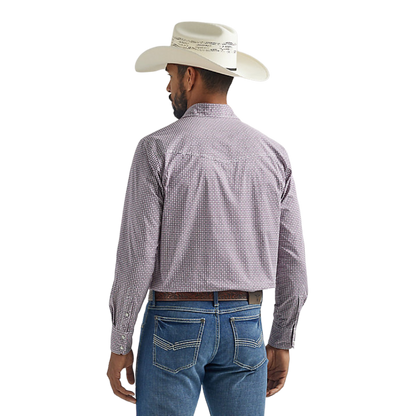 Wrangler Men's 20x Advanced Comfort Purple Shirt